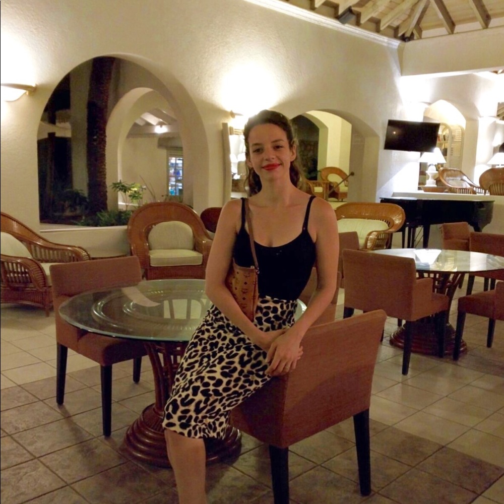 Sold! XOXO cheetah print skirt